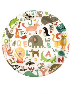 Platos Animales 23cm 6 Unid - CELEBRACIONES