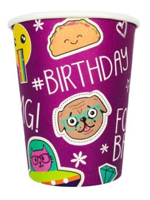 Vaso BDAY 250ml - CELEBRACIONES