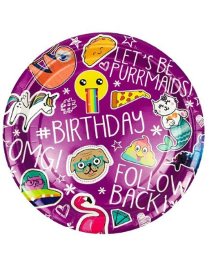 Platos BDAY 23cm 6 Unid - CELEBRACIONES