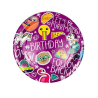 Platos Balon de Futbol 23cm 6 Unid