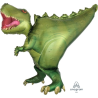 Globo Metalizado de Dinosaurio T-Rex 91/76cm - Globos de Formas Metalizados