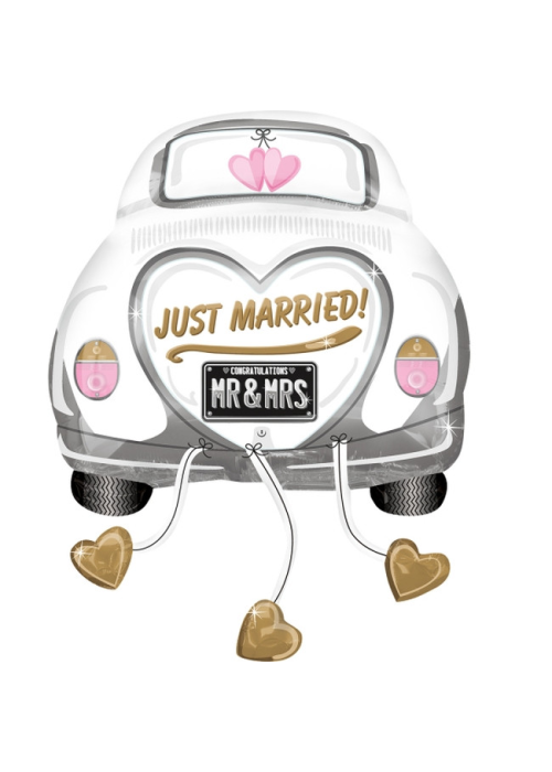 Globo Metalizado Just Married 60/76cm