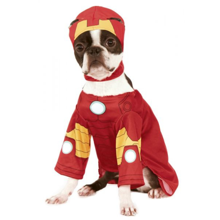 Disfraz de Iron Man Mascota - DISFRACES PARA PERROS