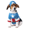 Disfraz de Capitan America Mascota - DISFRACES PARA PERROS