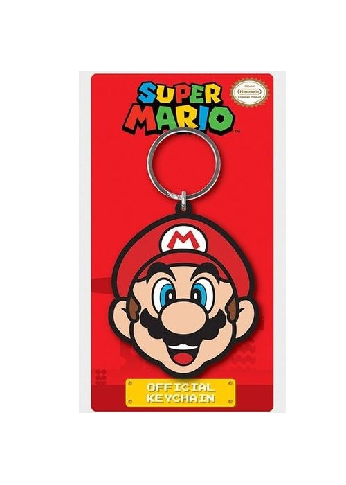 Llavero Super Mario Cara - Regalos de Nintendo