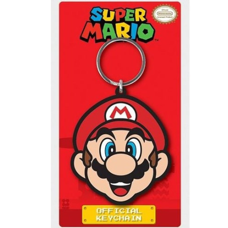 Llavero Super Mario Cara - Regalos de Nintendo