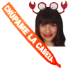 Set de diadema de cangrejo y banda - Complementos Despedidas de Soltera - Set para Despedidas