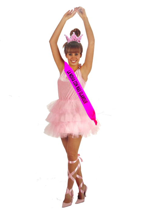 Disfraz de Miss Glamour con banda - Disfraces Despedidas de Soltera - Disfraces para despedidas de Soltera - Los mas ven