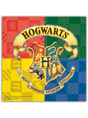 Servilletas Harry Potter Hogwarts - Fiesta de Cumpleaños de Harry Potter