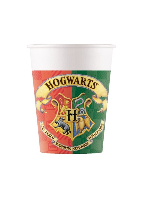 Vasos Harry Potter Hogwarts - Fiesta de Cumpleaños de Harry Potter