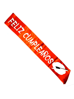 Banda Feliz Cumpleaños Rotulador (Colores Surtidos) - Bandas para cumpleaños