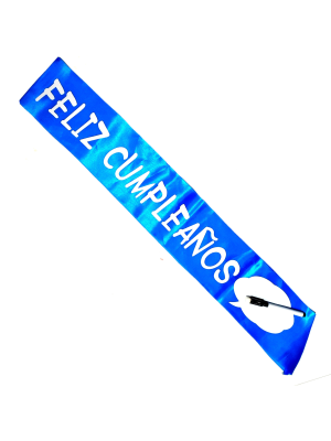 Banda Feliz Cumpleaños Rotulador (Colores Surtidos) - Bandas para cumpleaños