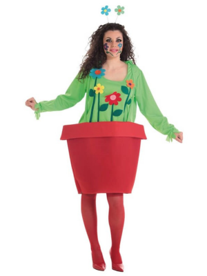 Disfraz de Maceta Mujer - Disfraces de Flores Frutas y Verduras Adultos