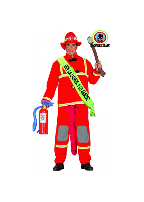 Disfraz de Bombero Mangueras - Disfraces despedidas de soltero - Disfraces cachondos y Desnudos para Despedidas de Solte