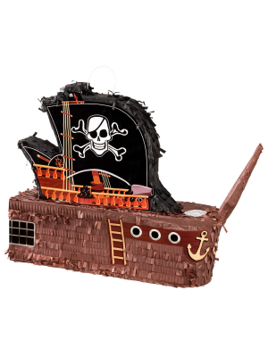 Piñata Barco Pirata - Fiestas de Cumpleaños de Piratas