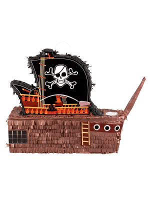 Piñata Barco Pirata - Fiestas de Cumpleaños de Piratas