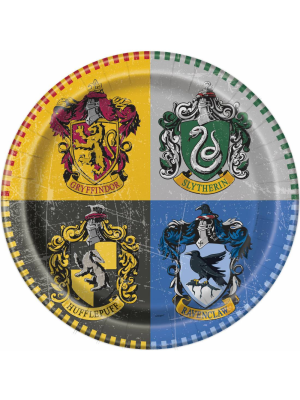 Platos redondos Harry Potter 23cm 8 Unid