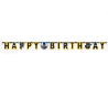 Guirnalda Batman Happy Bhirthday - Fiestas de Cumpleaños de Superheroes