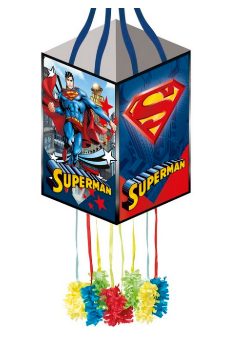 Piñata Superman - Fiestas de Cumpleaños de Superheroes