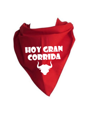 Pañuelo para despedidas Hoy Gran Corrida - Pañuelos y Corbatas para Despedidas