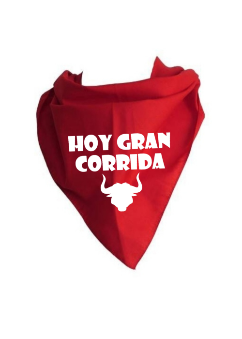 Pañuelo para despedidas Hoy Gran Corrida - Pañuelos y Corbatas para Despedidas