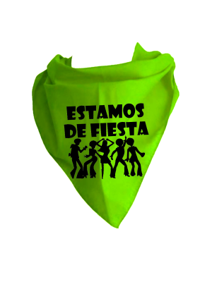 Pañuelo para despedidas Estamos de Fiesta - Pañuelos y Corbatas para Despedidas