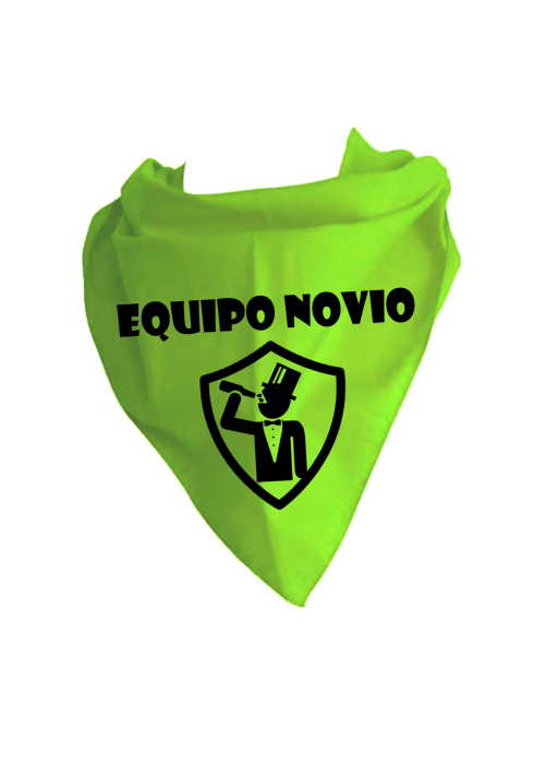 Pañuelo para despedidas Equipo Novio - Pañuelos y Corbatas para Despedidas