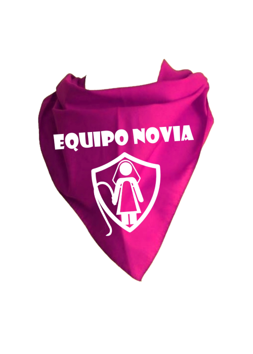 Pañuelo para despedidas Equipo Novia - Pañuelos y Corbatas para Despedidas