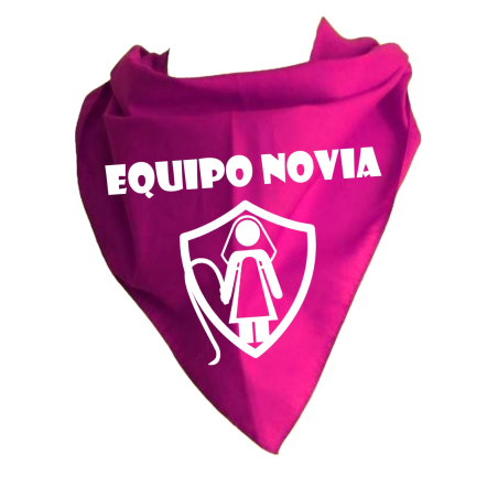 Pañuelo para despedidas Equipo Novia - Pañuelos y Corbatas para Despedidas