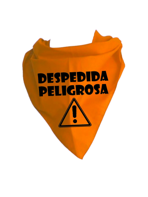 Pañuelo para despedidas Despedida Peligrosa - Pañuelos y Corbatas para Despedidas