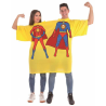 Disfraz De Camiseta Doble Super Heroes Birras Adulto