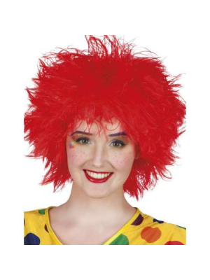 Comprar Peluca Despeinada Frizzy Roja - Pelucas