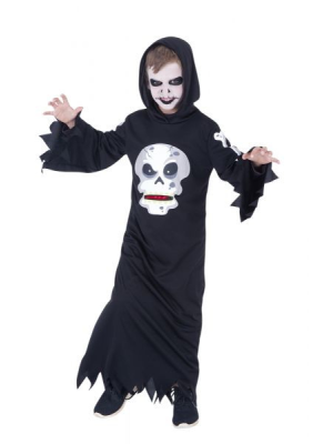 Comprar Disfraz de Tunica Calavera Tragona - Disfraces de Esqueleto para Niños