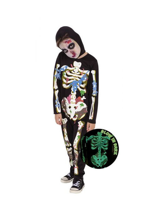 Disfraz De Esqueleto Zombie Infantil - Disfraces Calaveras y Catrinos