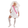 Disfraz de Novia con Banda para Hombre - Disfraces Despedidas - Disfraces con Bandas para Despedidas de Solteras