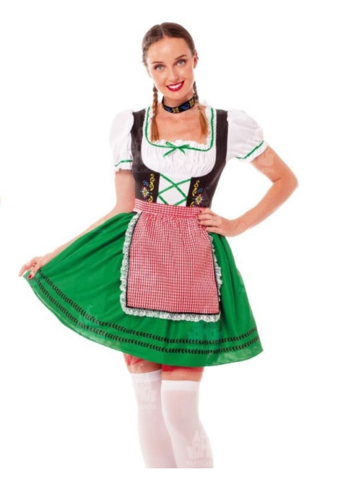 Disfraz de Tirolesa Verde