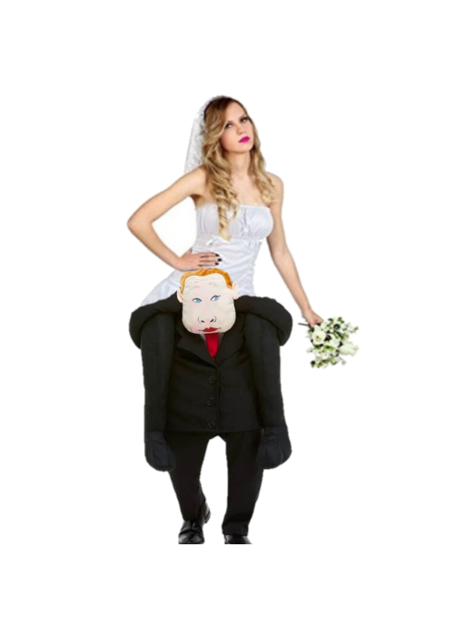 Disfraz De Novia A Hombros - Disfraces Despedida Soltera - Disfraces A Hombros
