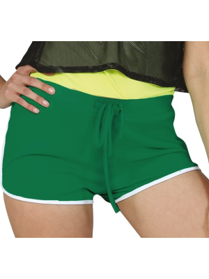 Short Verde Adulto - Complementos años 80-90