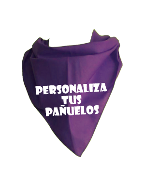 Pañuelo y bandas personalizadas para despedidas y cumpleaños