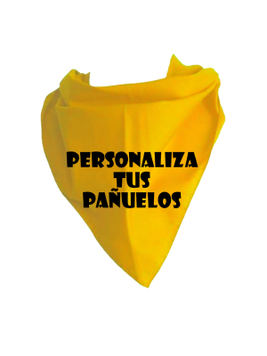 Pañuelo y bandas personalizadas para despedidas y cumpleaños