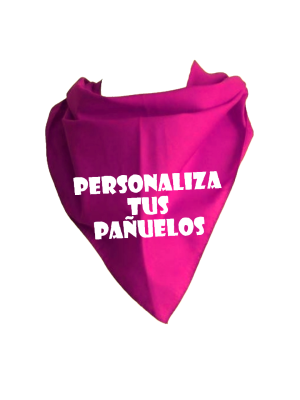 Pañuelo y bandas personalizadas para despedidas y cumpleaños