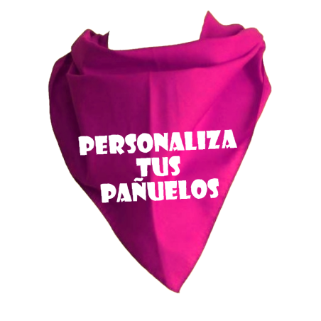 Pañuelo y bandas personalizadas para despedidas y cumpleaños
