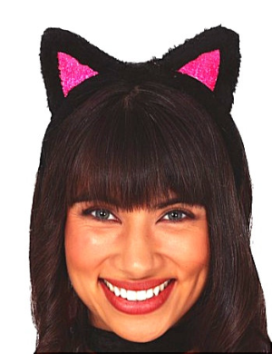 Diadema Gatita Rosa - Complementos de Animales