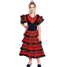 Disfraz De Sevillana Negro Y Rojo