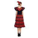 Disfraz de Sevillana Roja y Negra - Disfraces de Feria de Abril Mujer