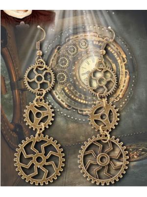 Pendientes Steampunk - Complementos de Steampunk