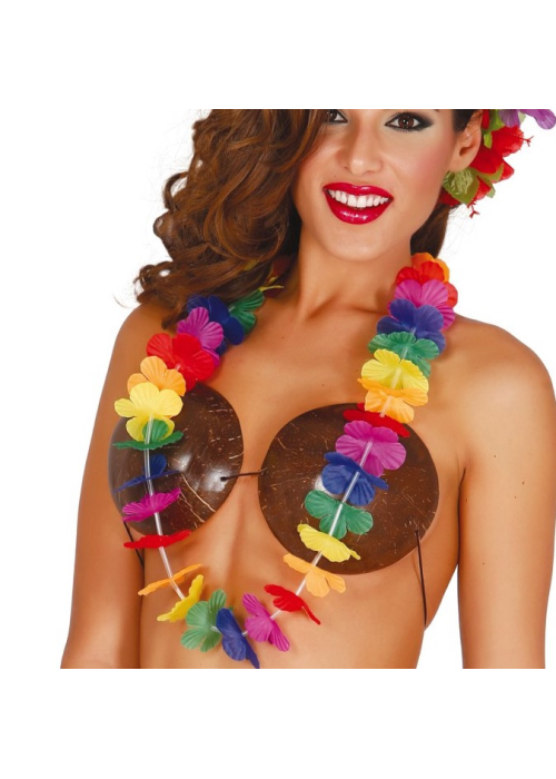Collar Hawaiano Multicolor