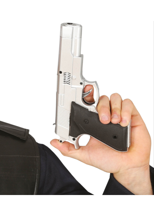 Pistola Plata - Complementos de Policias y Presos