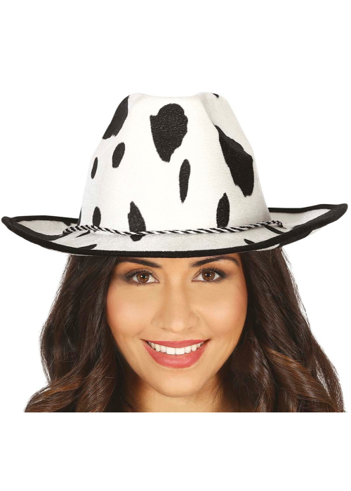 Sombrero Vaquero Vaca - Complementos de Vaqueros