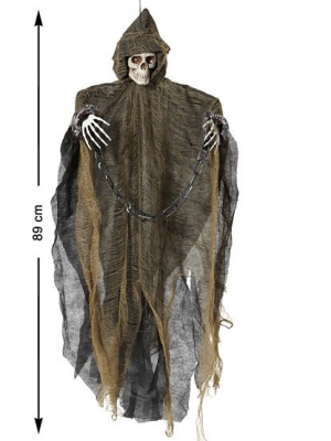 Muñeco Colgante Esqueleto Marron 89cm